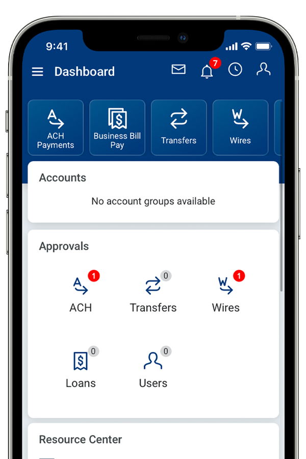 INTRUST Mobile Banking App on iPhone