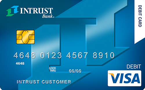debit-card-intrust intrust debit card with logo as background