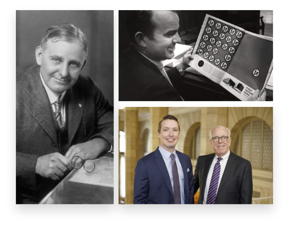 Collage of historical and recent photos