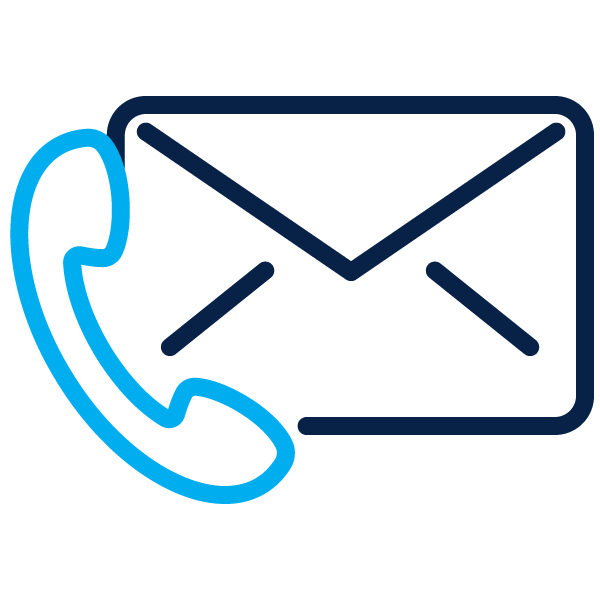 Phone and mail icon