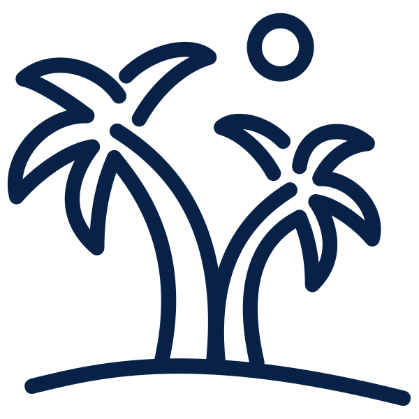 Icon of palm trees