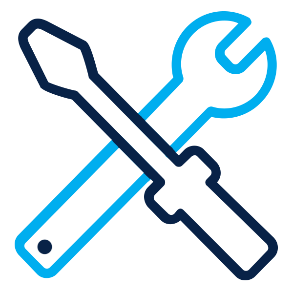 Outline of wrench and screwdriver